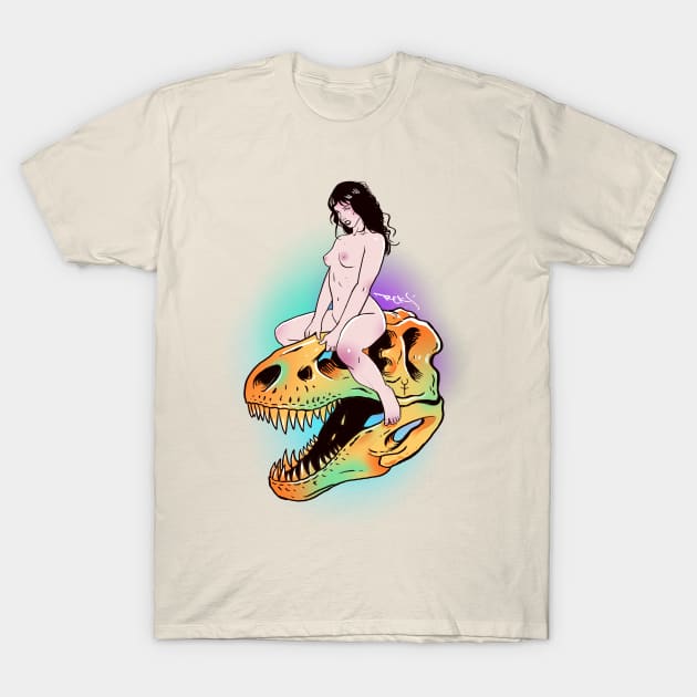 Dino Ride T-Shirt by tenebrae